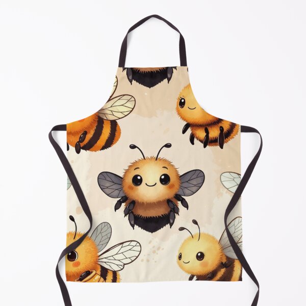 Item preview, Cute Kawaii Bee Pattern designed and sold by SassyArtistry.