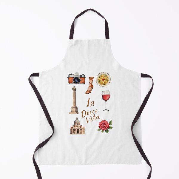 Item preview, Watercolor clipart of Rome featuring famous landmarks, food, drinks, and items related to Italian culture designed and sold by SpaceartLilu.
