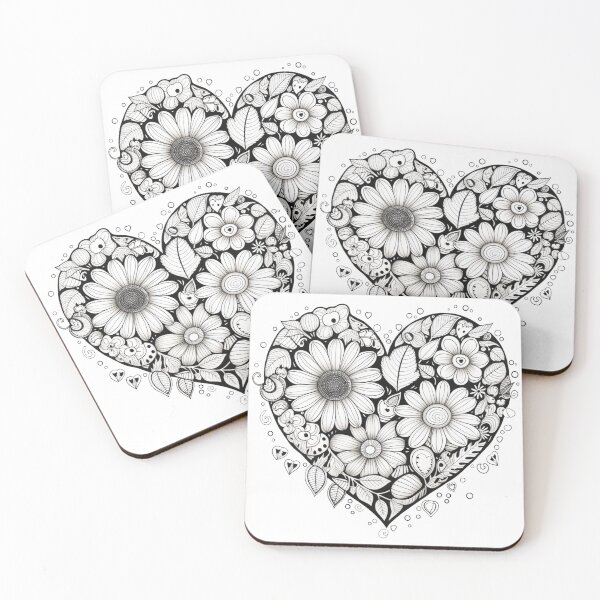 Item preview, Heart of Flowers designed and sold by bubblyrainbow.