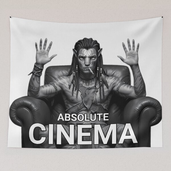 Item preview, Avatar: Absolute Cinema - Jake Sully Meme Art designed and sold by LoomisDreams.