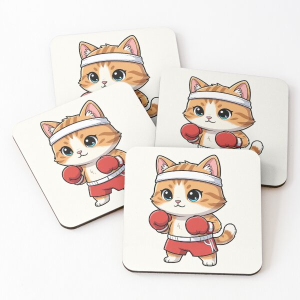 Item preview, Boxer Fighter Cat designed and sold by HoopeStylee.