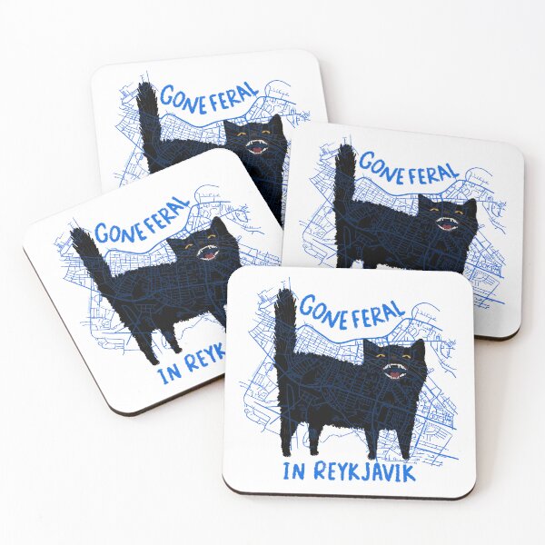 Item preview, Gone Feral In Reykjavik designed and sold by KilkennyCat Art.