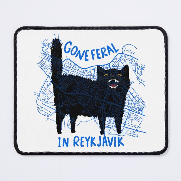 Item preview, Gone Feral In Reykjavik designed and sold by KilkennyCat Art.