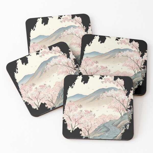 Item preview, Path of Petals - Ukiyo-e Mountain Trail designed and sold by Ixnor.
