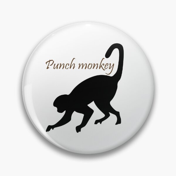 Item preview, Punch monkey t-shirt and stickers designed and sold by Khalid lq.
