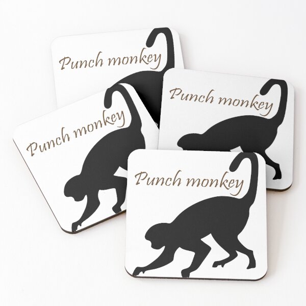 Item preview, Punch monkey t-shirt and stickers designed and sold by Khalid lq.