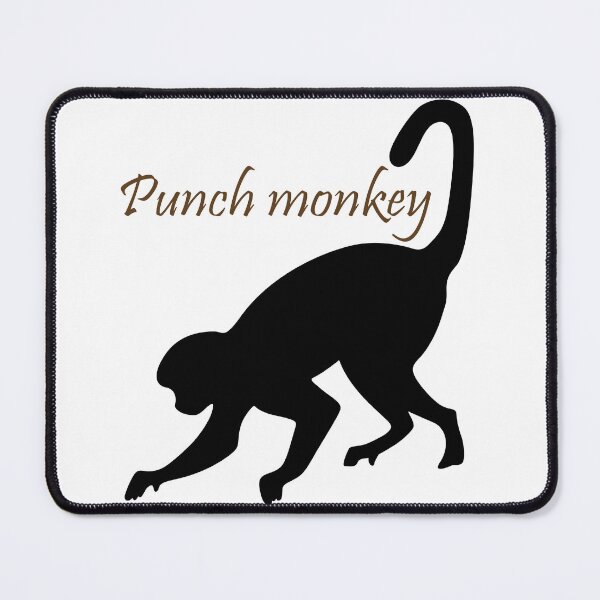 Item preview, Punch monkey t-shirt and stickers designed and sold by Khalid lq.