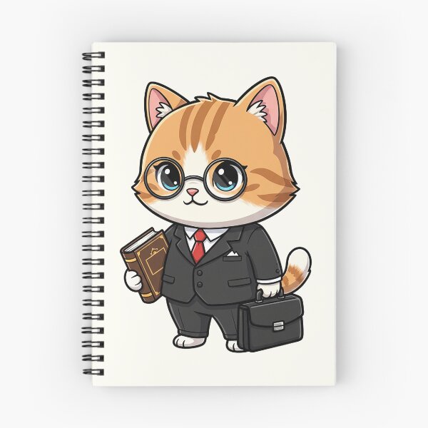 Item preview, Cute Lawyer Cat designed and sold by HoopeStylee.