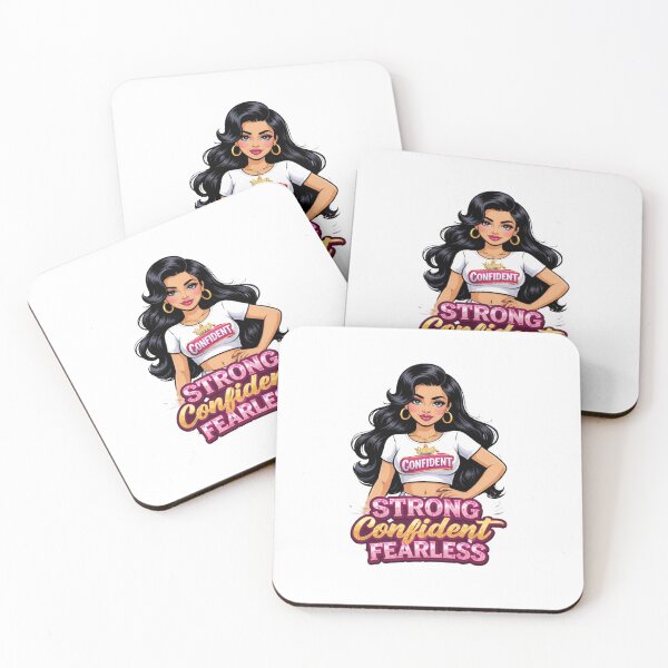 Item preview, Strong Confident Fearless – Women Empowerment Motivational Design designed and sold by Aura.Creative.