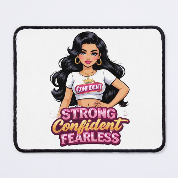 Item preview, Strong Confident Fearless – Women Empowerment Motivational Design designed and sold by Aura.Creative.