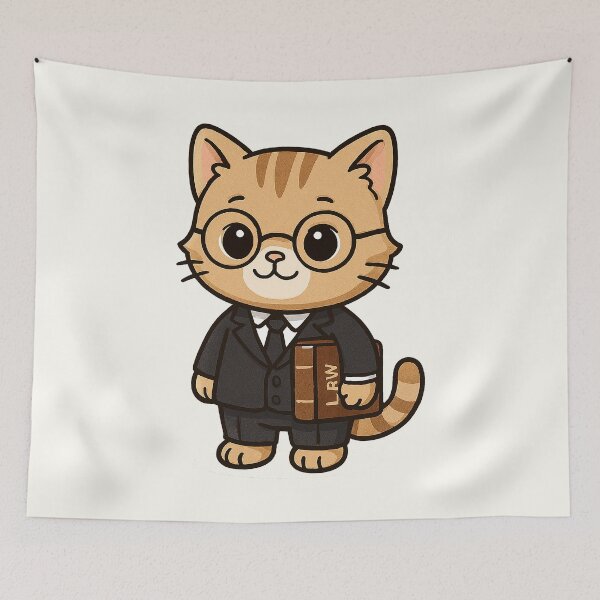 Item preview, Lawyer Attorney Cat designed and sold by HoopeStylee.