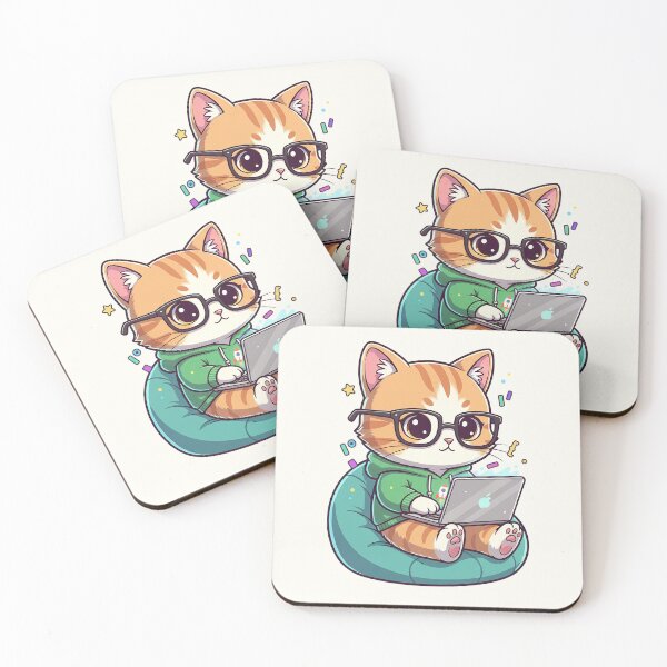 Item preview, Programmer Cat Coding designed and sold by HoopeStylee.