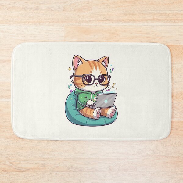 Item preview, Programmer Cat Coding designed and sold by HoopeStylee.