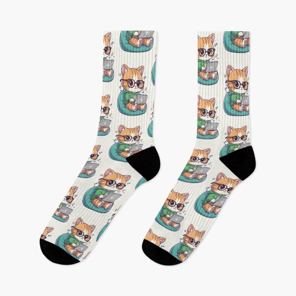 Item preview, Programmer Cat Coding designed and sold by HoopeStylee.
