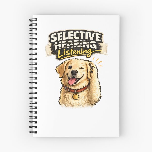Item preview, Selective Hearing or Listening ? Funny Dog Cartoon designed and sold by Smart-as.