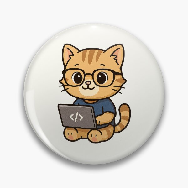 Item preview, Programmer Cat Coding Cute designed and sold by HoopeStylee.