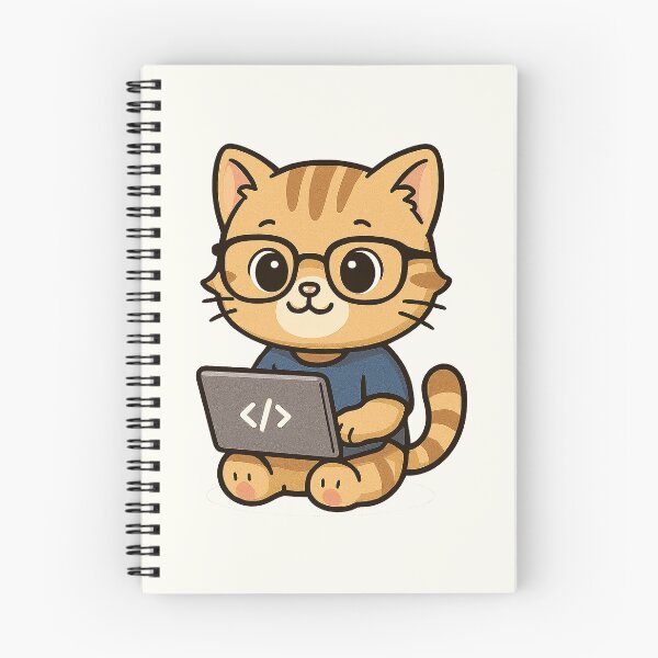 Item preview, Programmer Cat Coding Cute designed and sold by HoopeStylee.