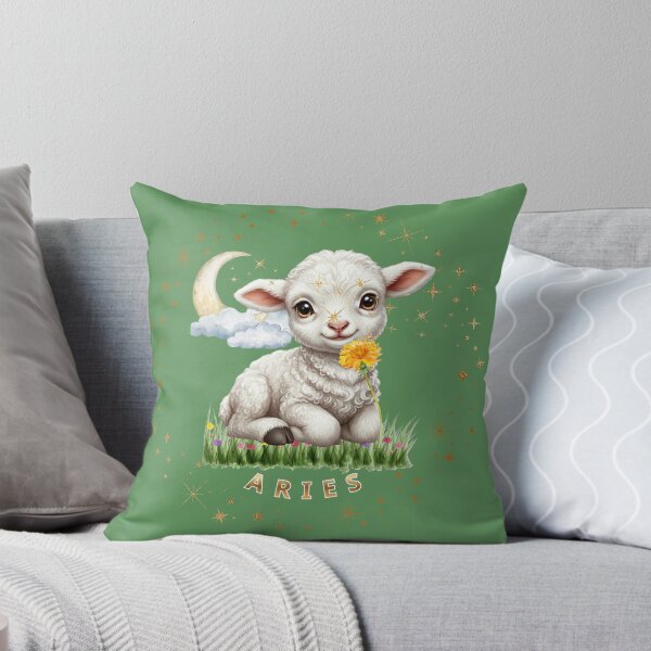 Item preview, Cute Aries Zodiac Ram - Kids Astrology Animal Design designed and sold by EnlightArt.