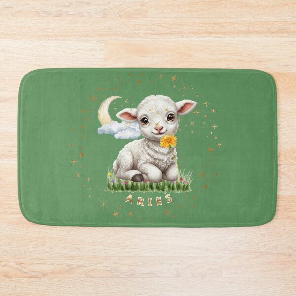 Item preview, Cute Aries Zodiac Ram - Kids Astrology Animal Design designed and sold by EnlightArt.