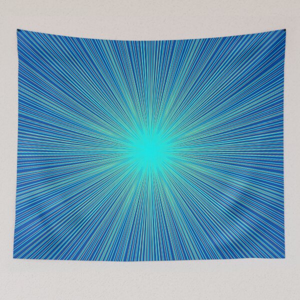 Item preview, Radiant Blue Starburst designed and sold by DaveDanchuk.