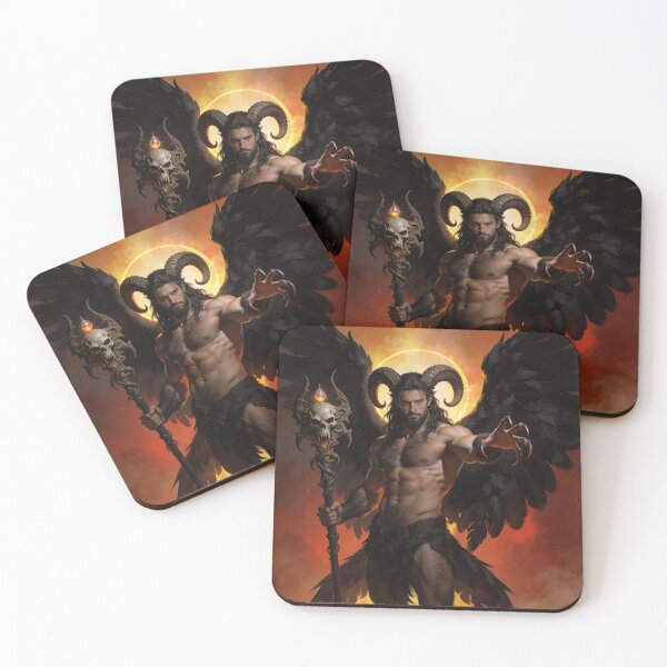 Item preview, Infernal Horned God - Lord of Fire and Shadow designed and sold by MysticOzzy.