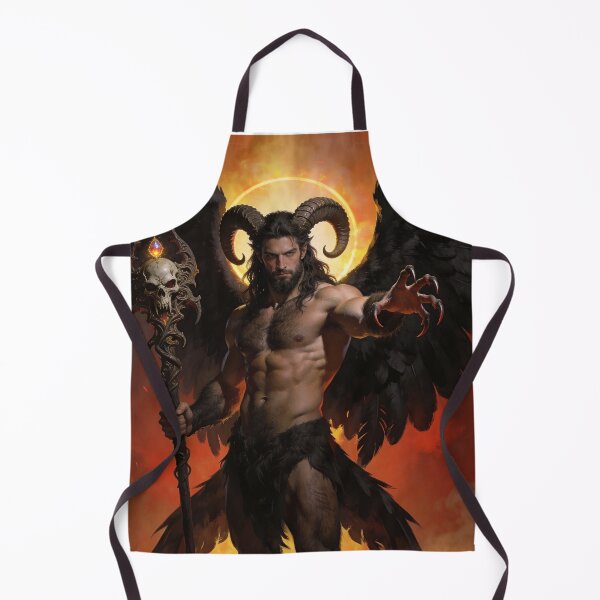Item preview, Infernal Horned God - Lord of Fire and Shadow designed and sold by MysticOzzy.