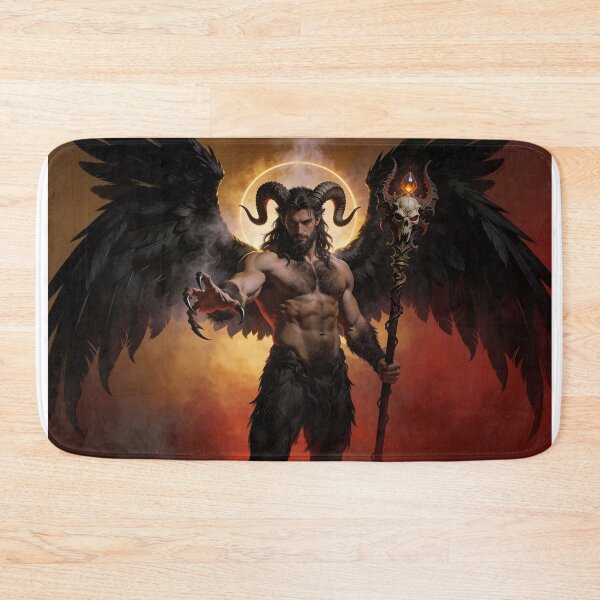 Item preview, Infernal Horned God - Lord of Fire and Shadow designed and sold by MysticOzzy.