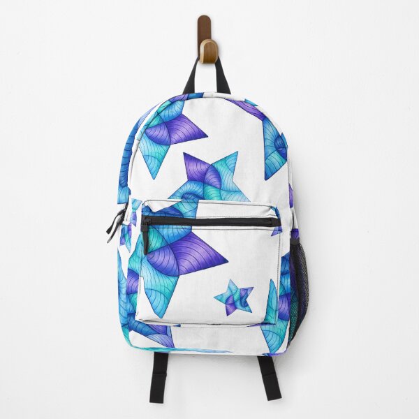 Item preview, Blue StarS Pattern – Abstract Ocean Geometric Design designed and sold by AnyasCrafts.