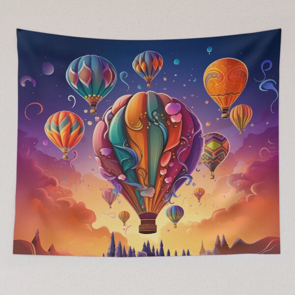 Item preview, Fantastic Hot Air Balloons designed and sold by bubblyrainbow.