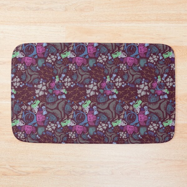 Item preview, Travel Snapshots Scatter 2 on Maroon designed and sold by Digitalmyth's Designs.