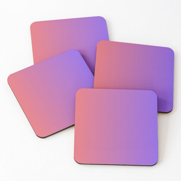 Item preview, Pink ,And Purple Gradient Stickers Prints Posters Wall Art Magnet Home Coffee Cup Decoration TShirt Stationary Notebook Magnet Hat Kitchen Work School Office Redbubble Shop designed and sold by Saritas Boutique Shop.