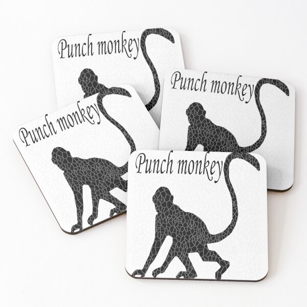 Item preview, Punch monkey t-shirt and stickers designed and sold by Khalid lq.