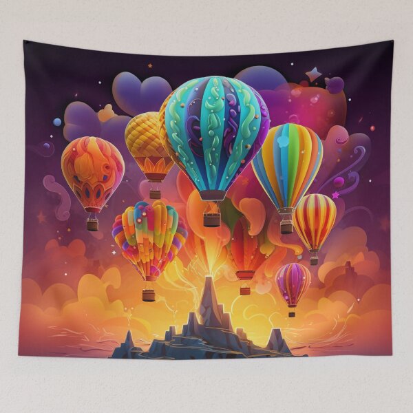 Item preview, Fairy Sky Balloons designed and sold by bubblyrainbow.
