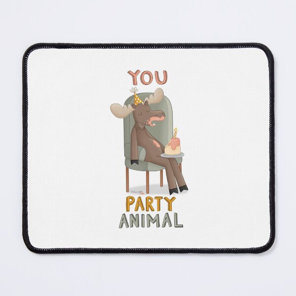 Item preview, Birthday Party Animal designed and sold by Megan Makes Art VT.