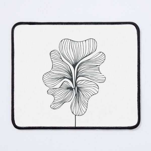 Item preview, Botanical Minimalist Line drawing Black designed and sold by SWSandraWechner.