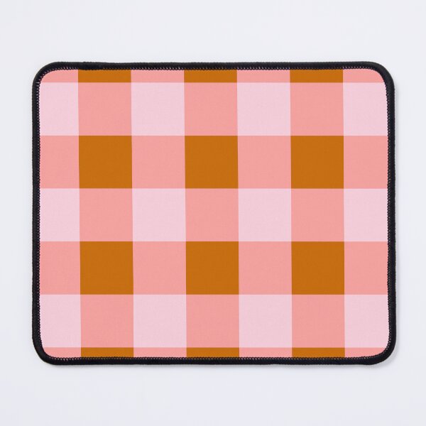 Item preview, Peach and brown gingham designed and sold by beesocks.
