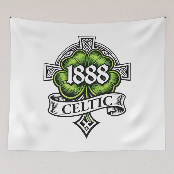 Item preview, Celtic Cross Glasgow Irish Clover 1888 designed and sold by The Half Volley.