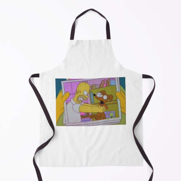 Item preview, Homer Angrily Grabbing Santa's Little Helper designed and sold by DohLab.