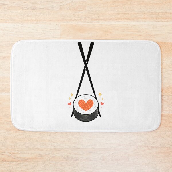 Item preview, Love Sushi Minimalist Chopsticks Design designed and sold by MarinaBlackArt.