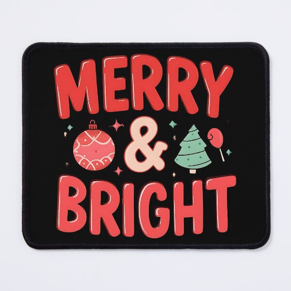 Item preview, Merry Bright Pickleball Christmas Paddle Art designed and sold by ArtDesignTp.