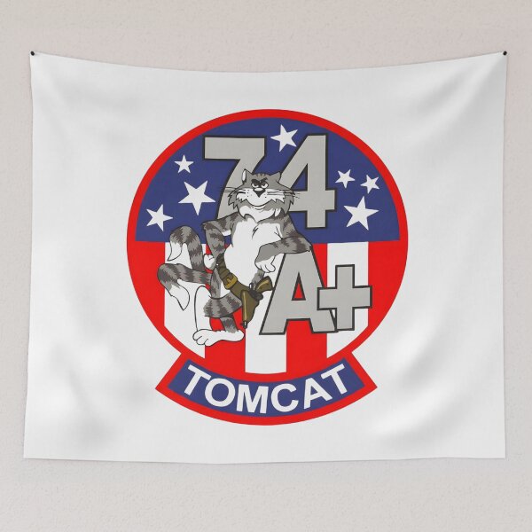 Item preview, Vintage VF-74 F-14 Tomcat Squadron Patch Art designed and sold by CharlieDesings.