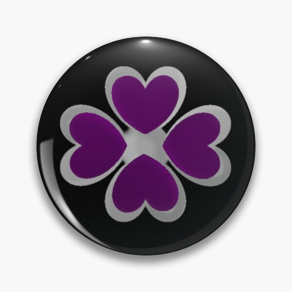 Item preview, Pendant purple clover print designed and sold by YaroshMaria.