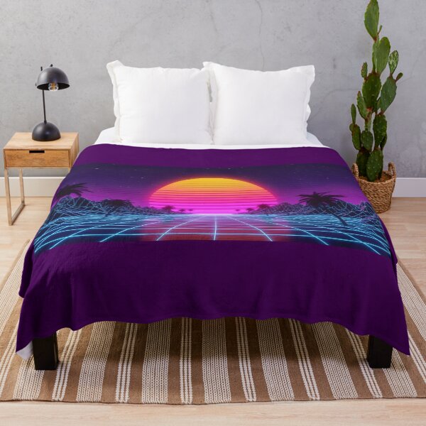 Item preview, Retro Synthwave Sunset Drive with Palm Trees designed and sold by powersunlight.