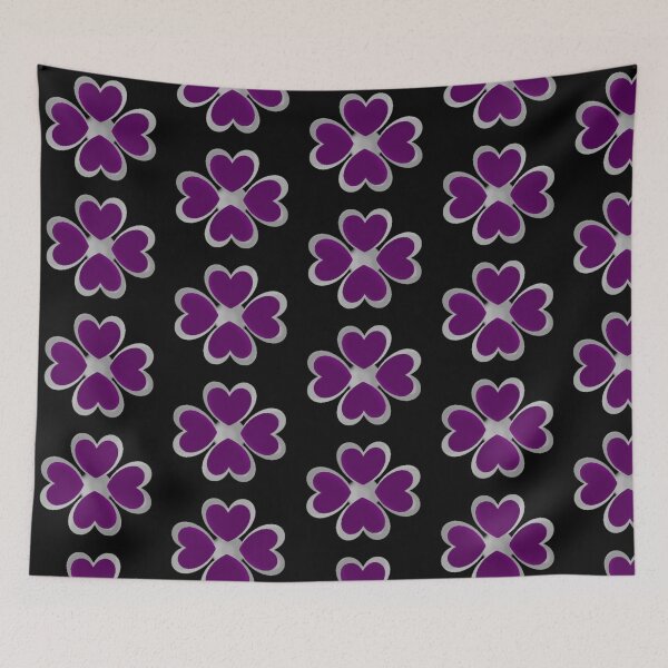 Item preview, Pendant purple clover print designed and sold by YaroshMaria.