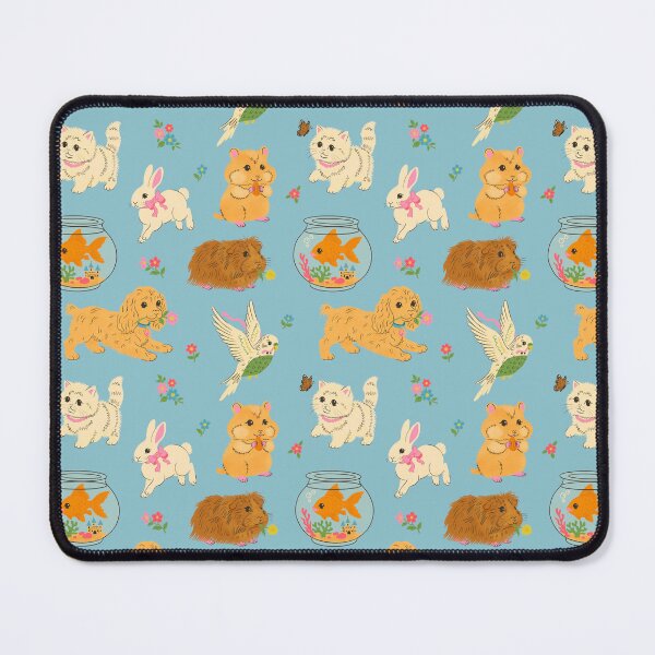 Item preview, Kitsch Retro Bright Pastel Pets designed and sold by Carrie Cantwell Art.