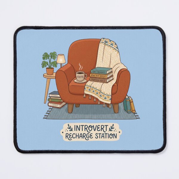 Item preview, Introvert Recharge Station Cozy Home Setup designed and sold by Quiet Mode Studio.