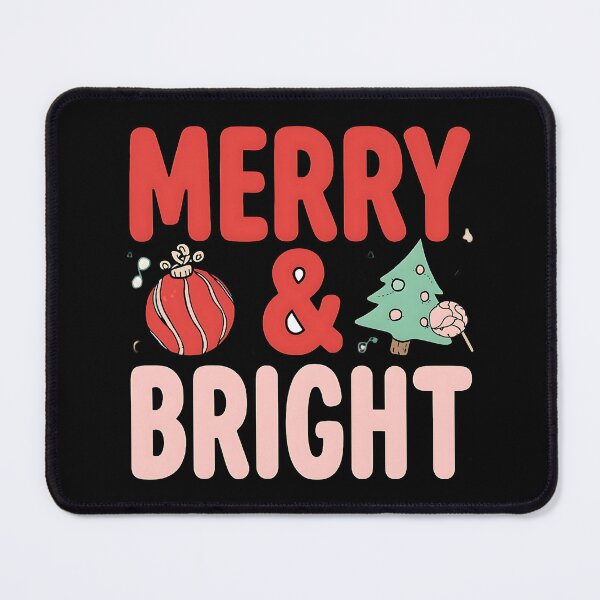 Item preview, Festive Merry Bright Pickleball Christmas Artwork designed and sold by ArtDesignTp.