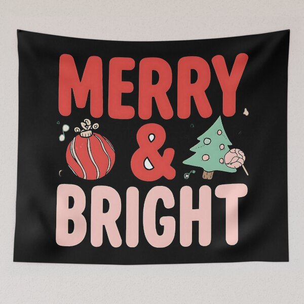 Item preview, Festive Merry Bright Pickleball Christmas Artwork designed and sold by ArtDesignTp.
