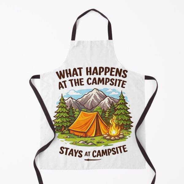 Item preview, Camping Humor – What Happens at the Campsite Stays at the Campsite Funny Camping Shirt designed and sold by Falconwolf.
