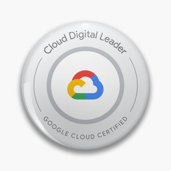 Item preview, Cloud Digital Leader certification by Google Cloud designed and sold by stickerartisan.